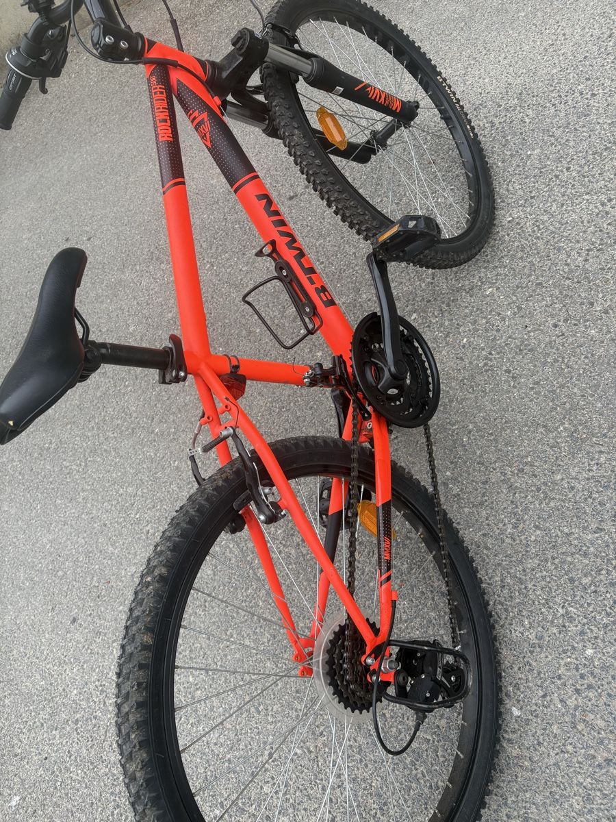 Decathlon Velos: VTT Rockrider 500 de B'Twin 24’’ - Orange, prêt pour l'été! – Gebraucht aus Bière von jojo112 3
