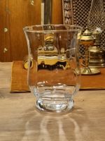 Pomax Kristallglasvase 15 cm mit Wellenstruktur