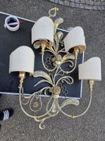 Vintage Wandlampe,  4-flammig, Shabby Chic Stil