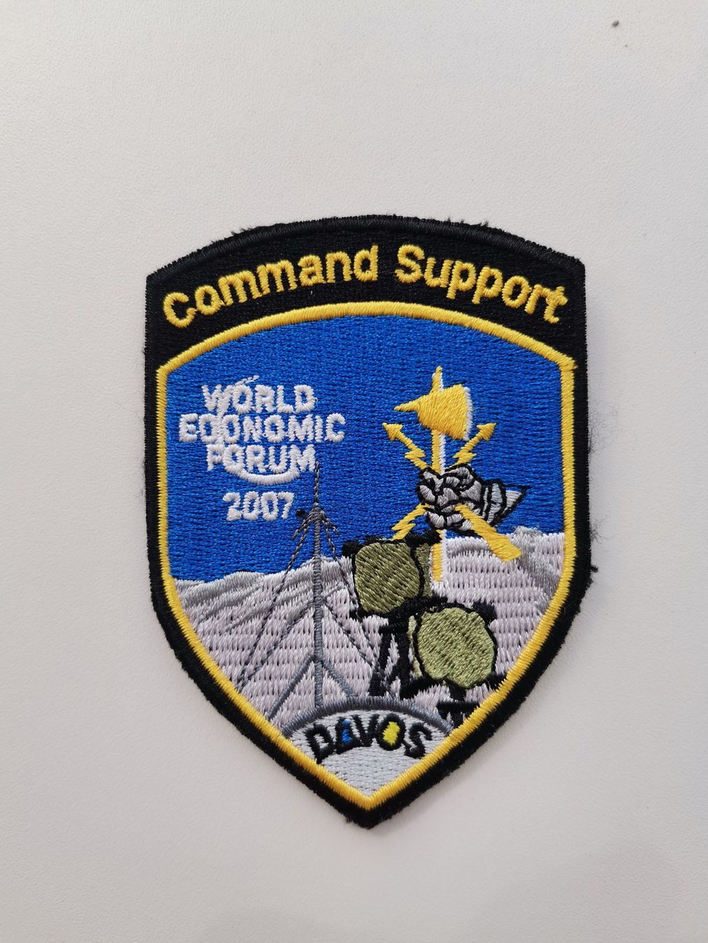 Schweizer Armee Plaketten & Abzeichen: Badges WEF Command Support 2007 – Neu (gemäss Beschreibung) aus Leytron von fab_rxn7