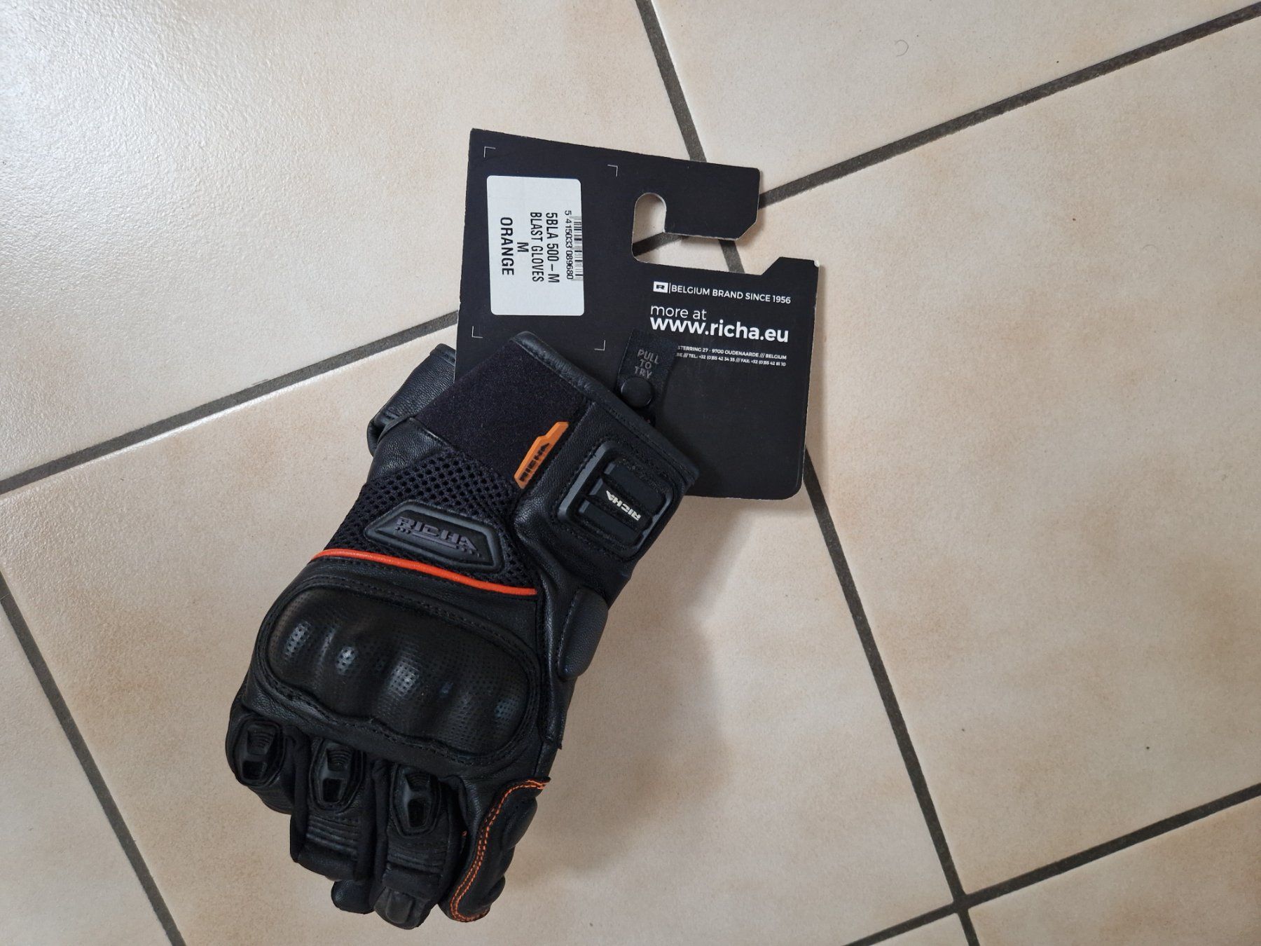Altri accessori da uomo: Gants de moto Richa neufs, taille M – Nuovo e nell'imballaggio originale da Colombier NE venduto da alf_design 6