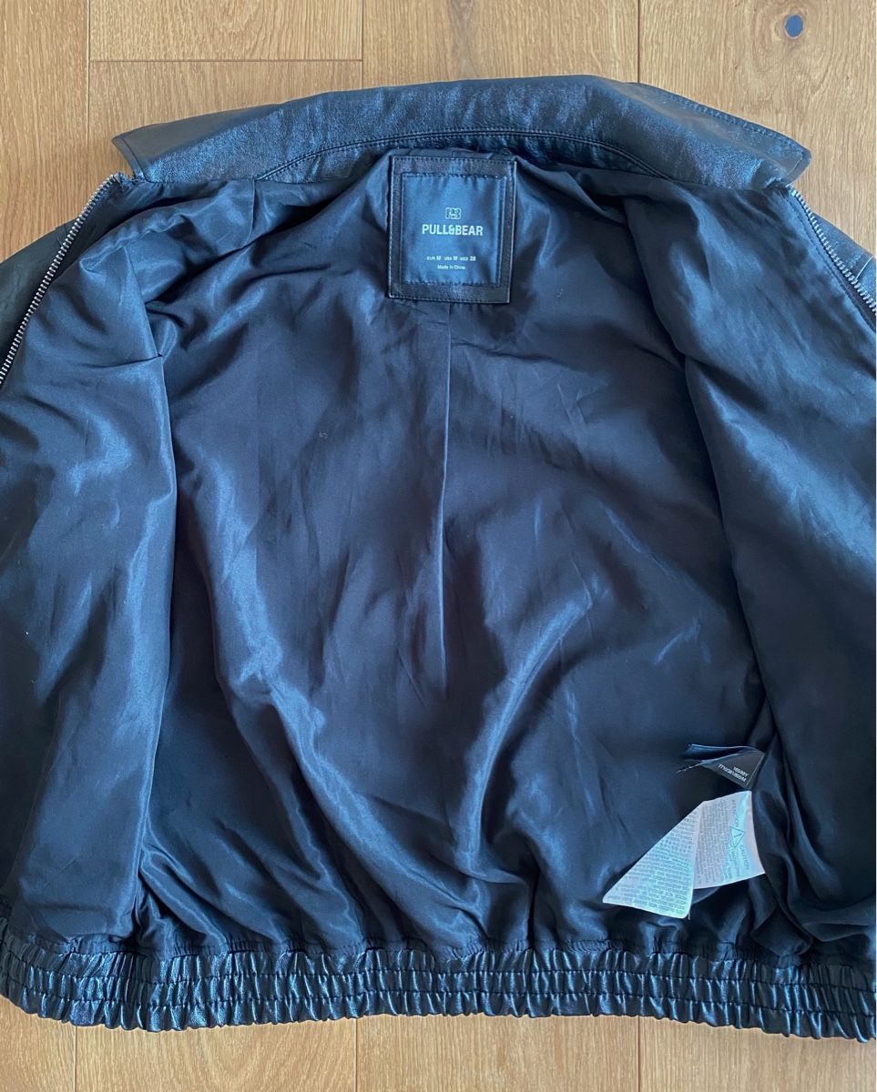 Pull&Bear Vestes: PULL&BEAR Kunstlederjacke schwarz – D'occasion à Oberurnen par jar_b2bh 1