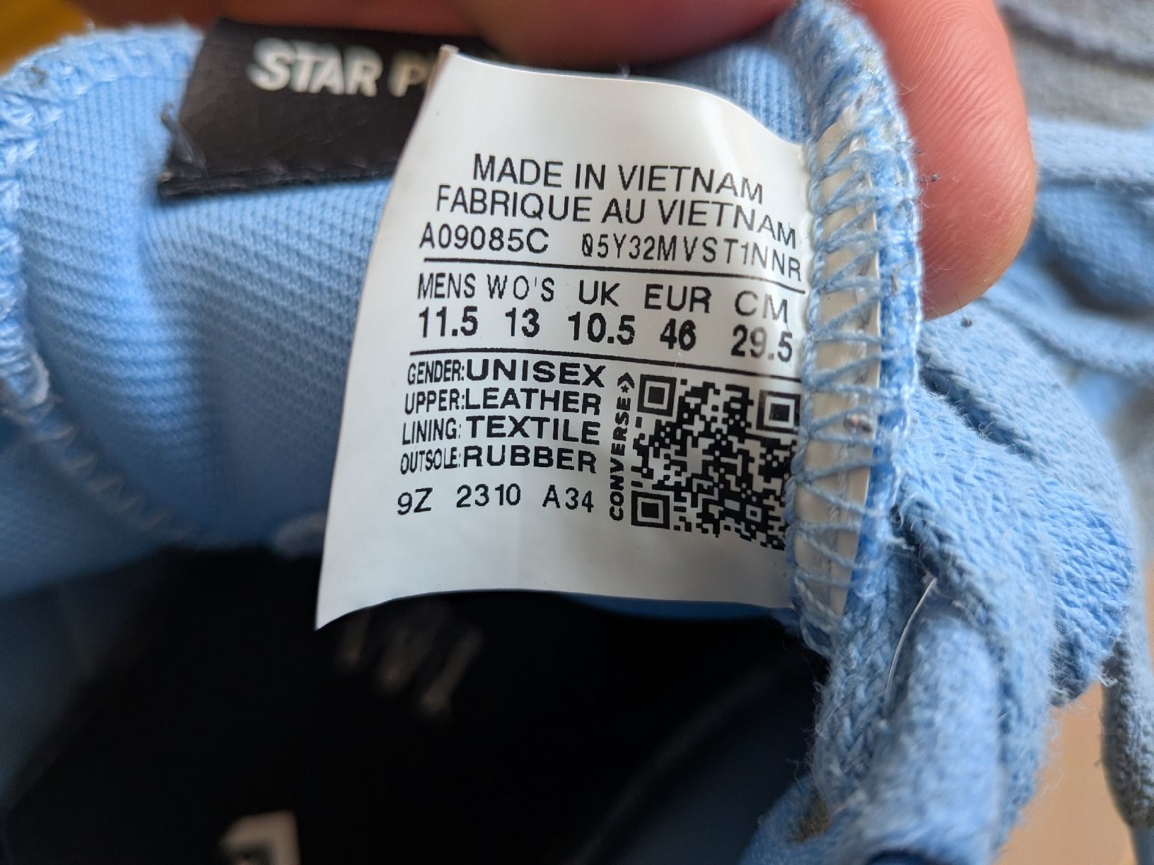 Converse Scarpe da uomo: Converse Star Player, Gr. 46, hellblau, Top Zustand! – Usato da Basel venduto da Sportsart 6