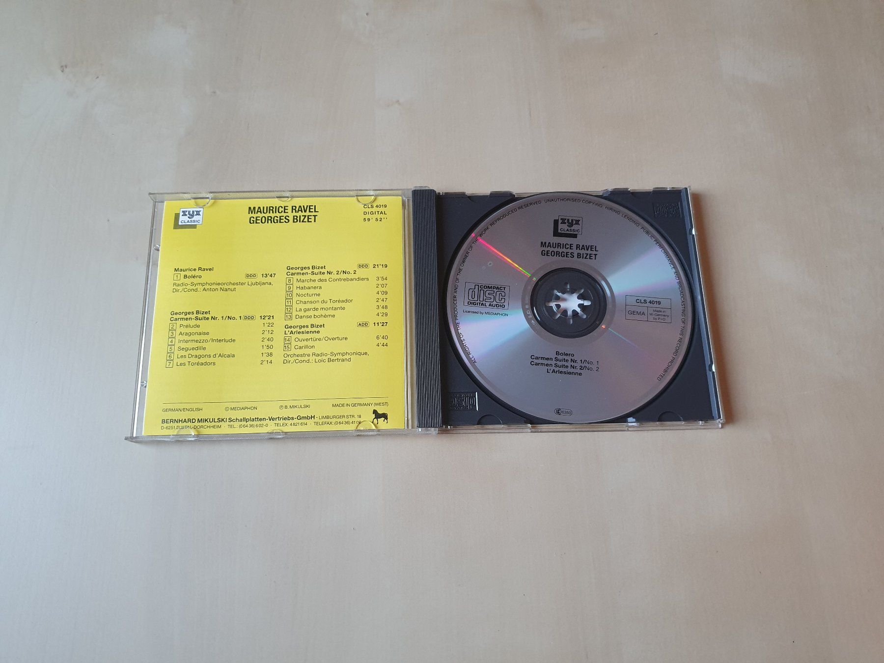 CD: Ravel Bolero – Usato da Stansstad venduto da collectorsshop 2