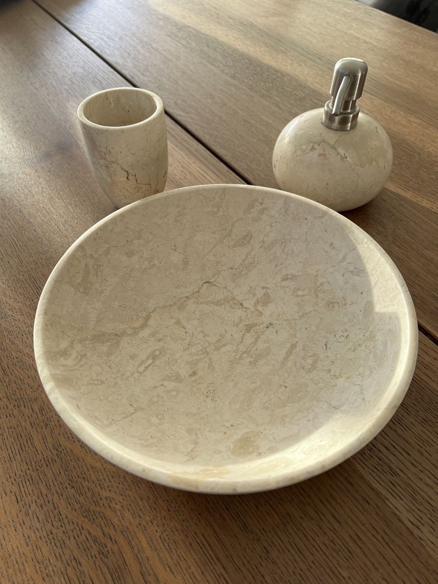 Portasapone: AQUANOVA Badaccessoires Set Marmor Badezimmer – Usato da Fahrweid venduto da franckie71 8