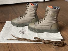 Hermès Stiefel Gr.37,Khaki,Top Zustand,Winterfest