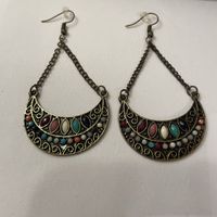 Ohhringe, Ohrhänger, orientalisch, Modeschmuck
