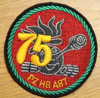 Pz Hb Abt 75 Kp I, Panzerhaubitzen Abteilung 75, Badge