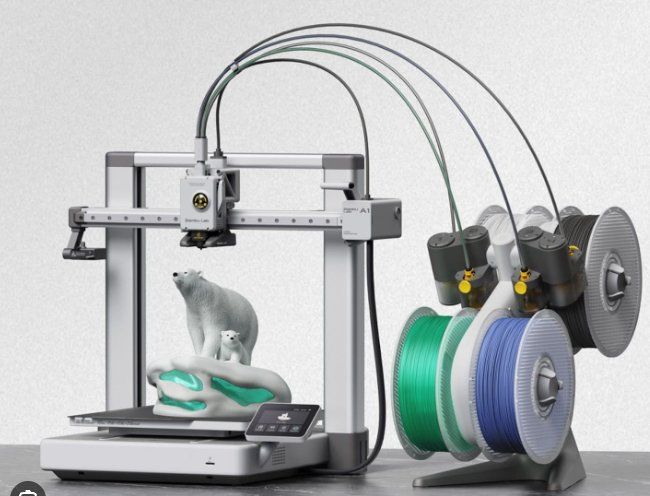 Bambu Lab 3D Drucker: Bambu Lab A1 3D Drucker mit AMS lite, neu original Verpackt – Gebraucht aus Kriessern von Raffnix1000