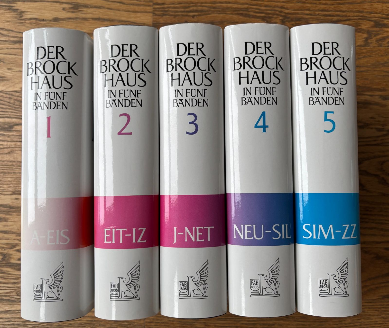 Libri: Brockhaus in 5 Bänden - 1993 – Usato da Hünibach venduto da Produktform