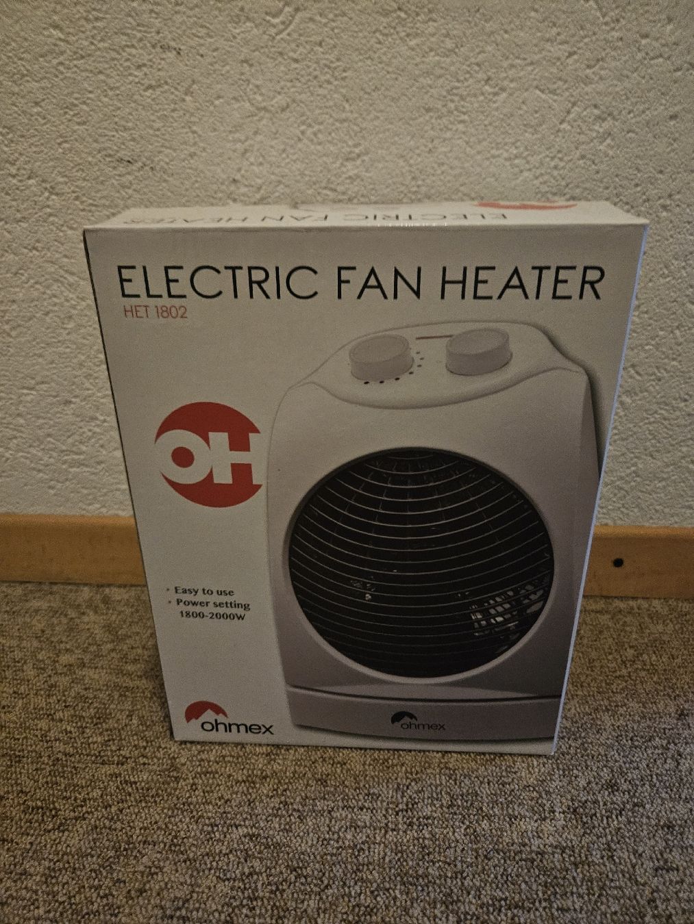 Ohmex Radiatori: Ohmex HET 1802 Elektroheizer klein 1500-2000W guter Zustand – Usato da Davos Platz venduto da egl_h2gt 3