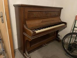 Piano droit ancien Burger & Jacoby Biel Mod. I 