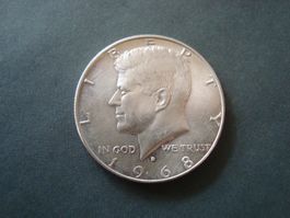 amerika Half Dollar   1968  silber