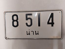 Autonummer Thailand
