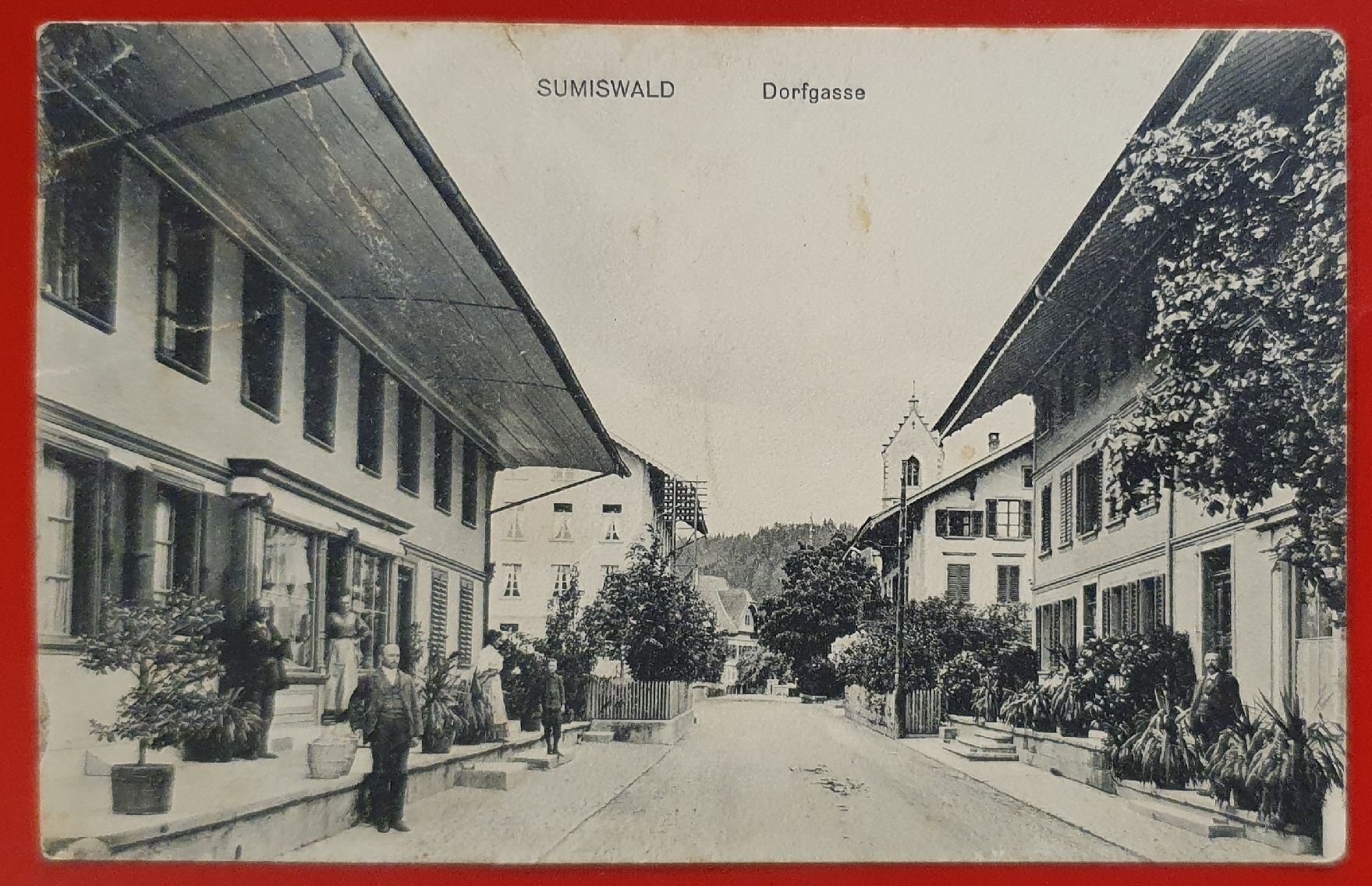 Cartoline postali: Sumiswald 1911 - Dorfgasse – Usato da Kreuzlingen venduto da Rschweiz1