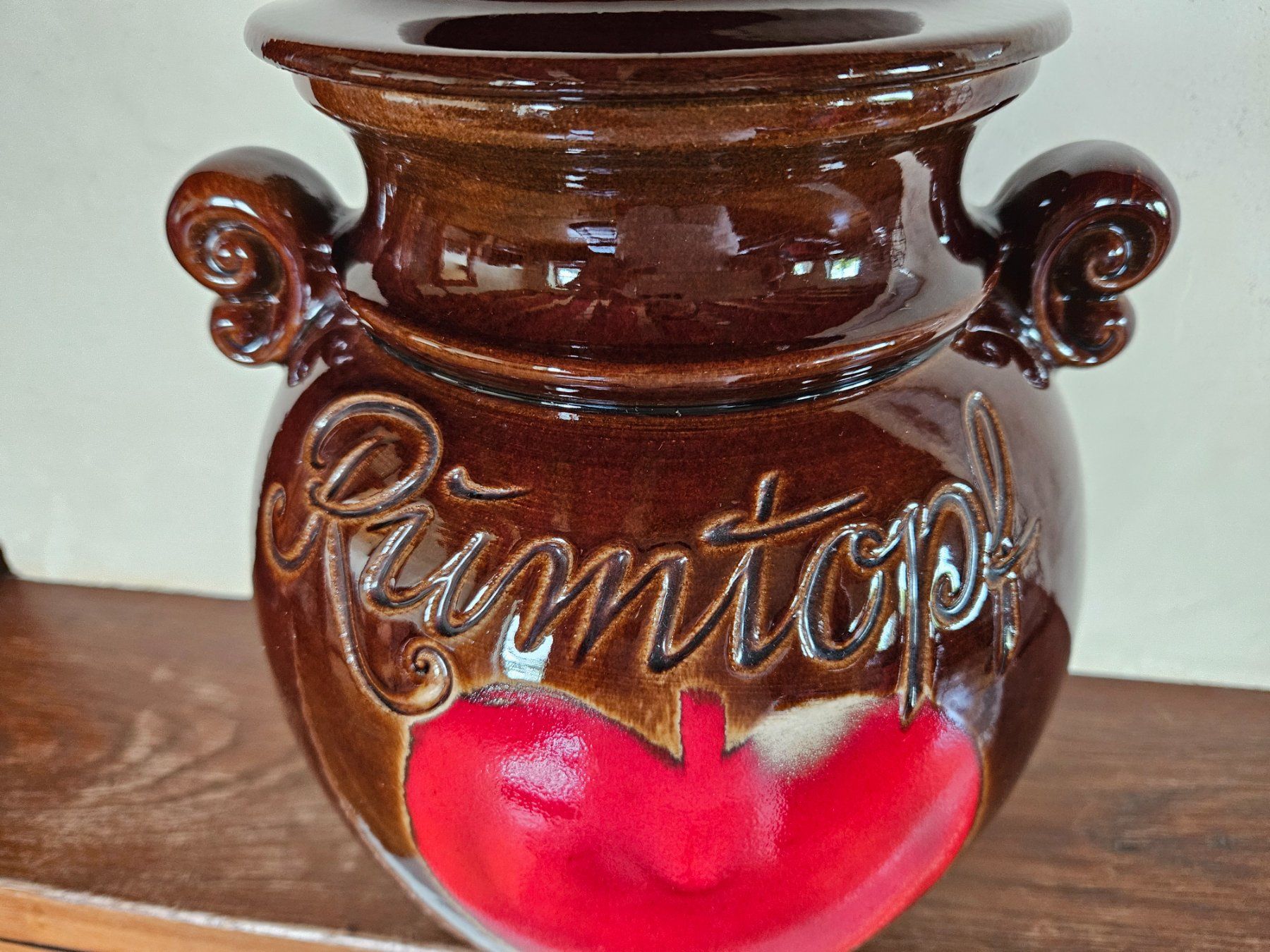 Casseroles: Rumtopf W.Germany - 826-36 - avec décor pomme – D'occasion à Echandens par annegug 2