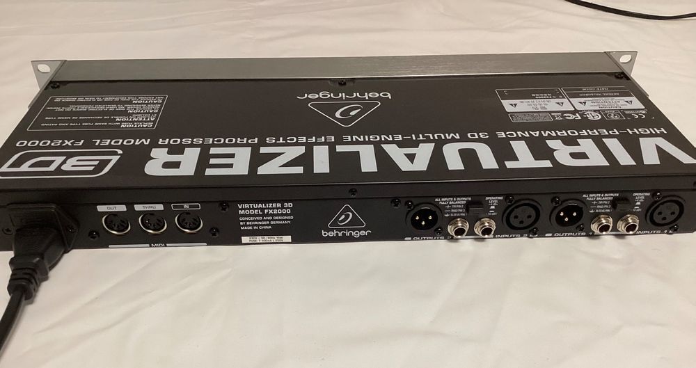 Behringer FX2000 Virtualizer 3D (Gebraucht) in Niederbipp für CHF 61 ...