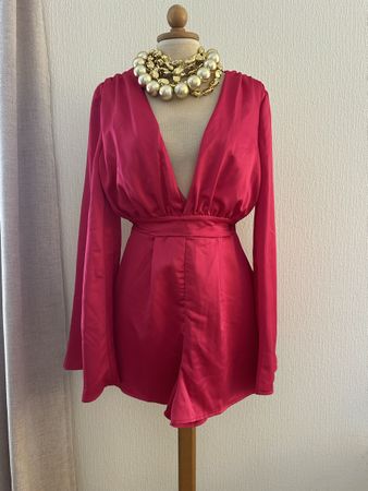 Combishort rose vif "In The Style" Taille 36 Été Neuve 49