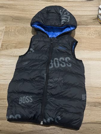 Wendeweste BOSS Gr. 110/116 Daunenweste schwarz blau