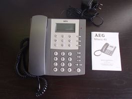 AEG Milano 40 Telefon & Bedienanleitung