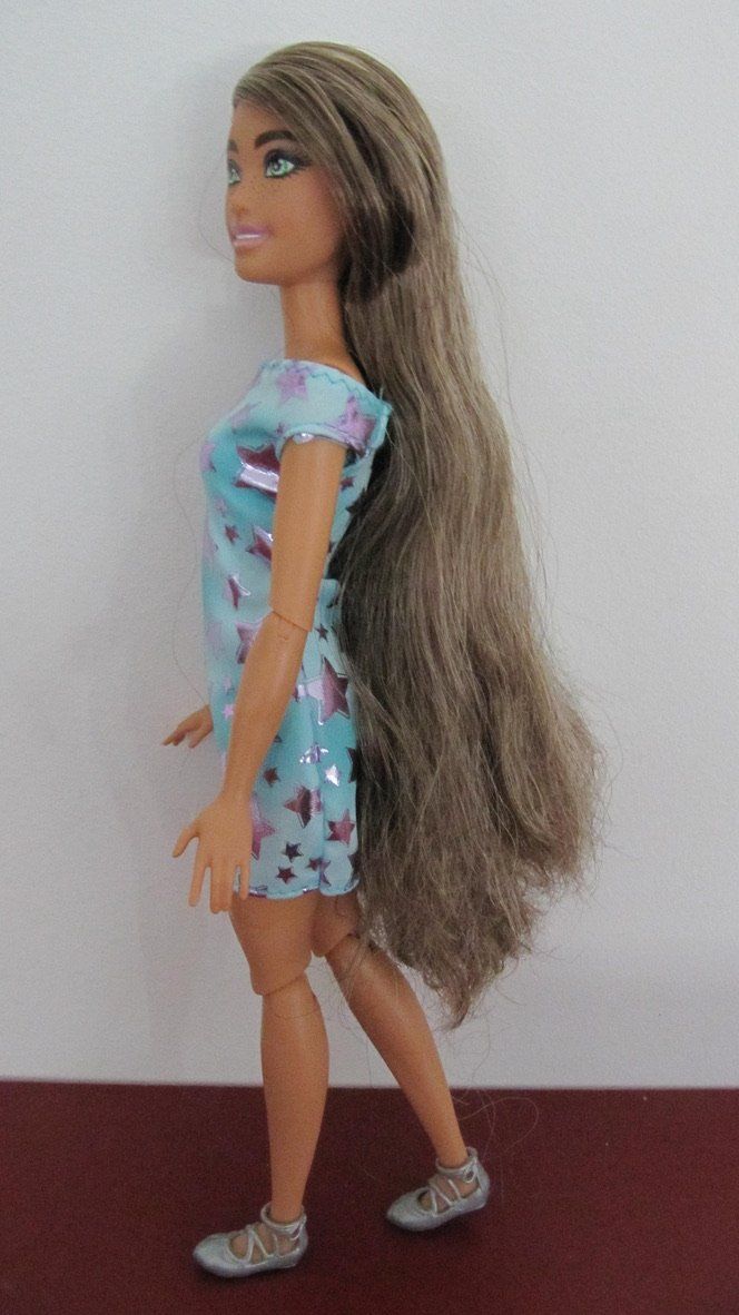 Bambole: Bewegliche Barbie mit Sternenkleid – Usato da Brunnen venduto da Kiwiland1 4