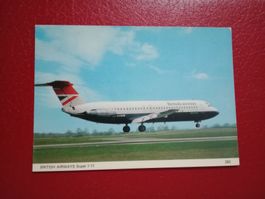 AK Flugzeug british Airways Super 1-11