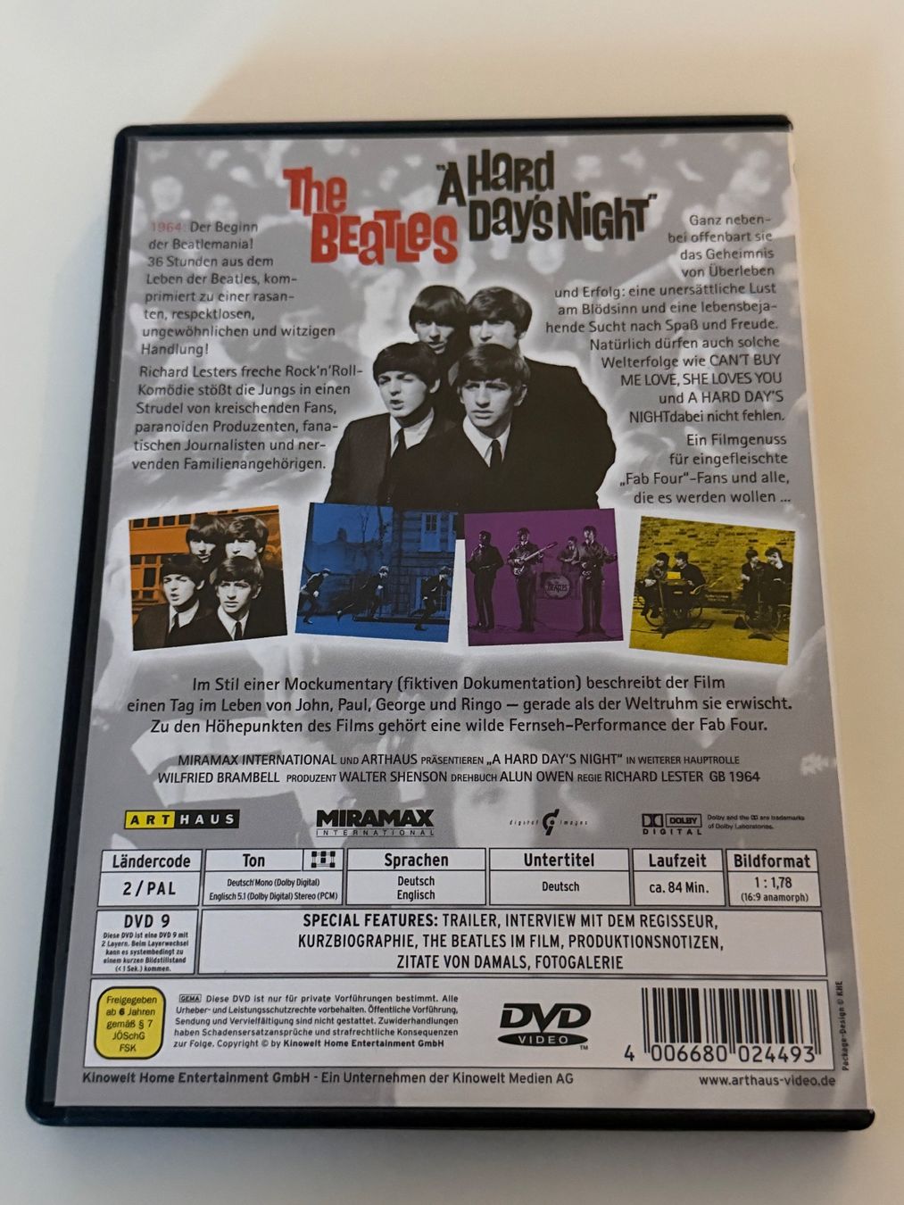 Alle DVDs: The Beatles - A Hard Day's Night DVD – Gebraucht aus Altstätten SG von sheamus 1