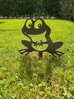 Gartenstecker Frosch