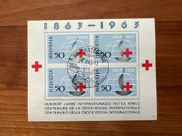 CH  1963  Rotes Kreuz Block  gest.  (5873)