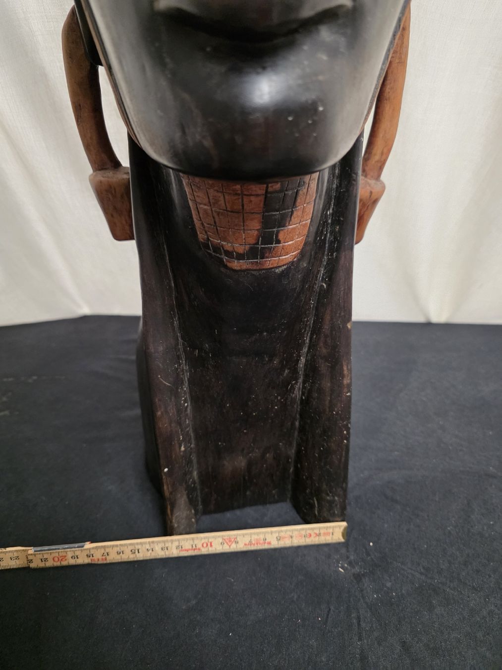 Skulpturen & Statuen: Holzfigur Kopf Afrikanisch ca. 52cm H. – Gebraucht aus Degersheim von Antiko 2