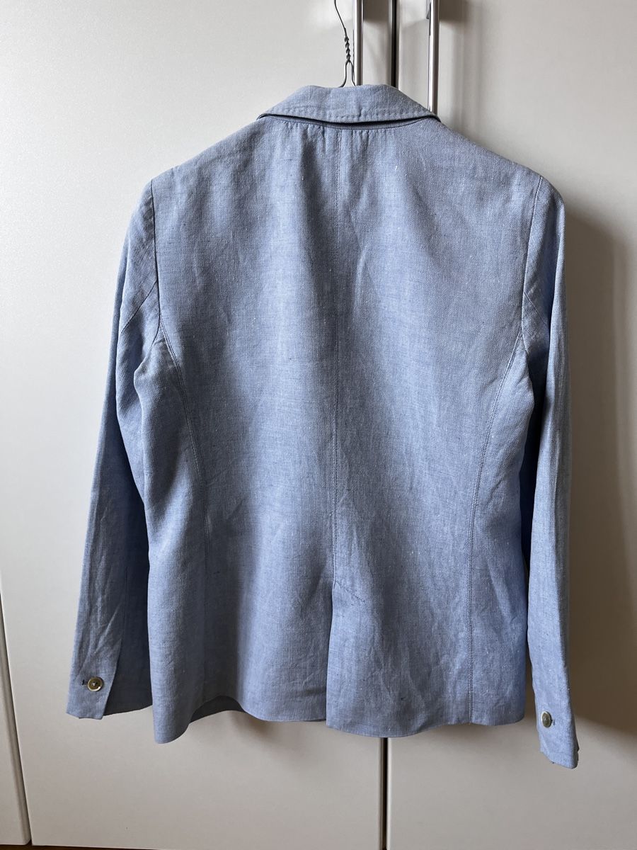 Massimo Dutti Giacche: Massimo Dutti Leinen Blazer, hellblau, Gr. 38, Sommer! – Usato da Zürich venduto da Kleanthy 1