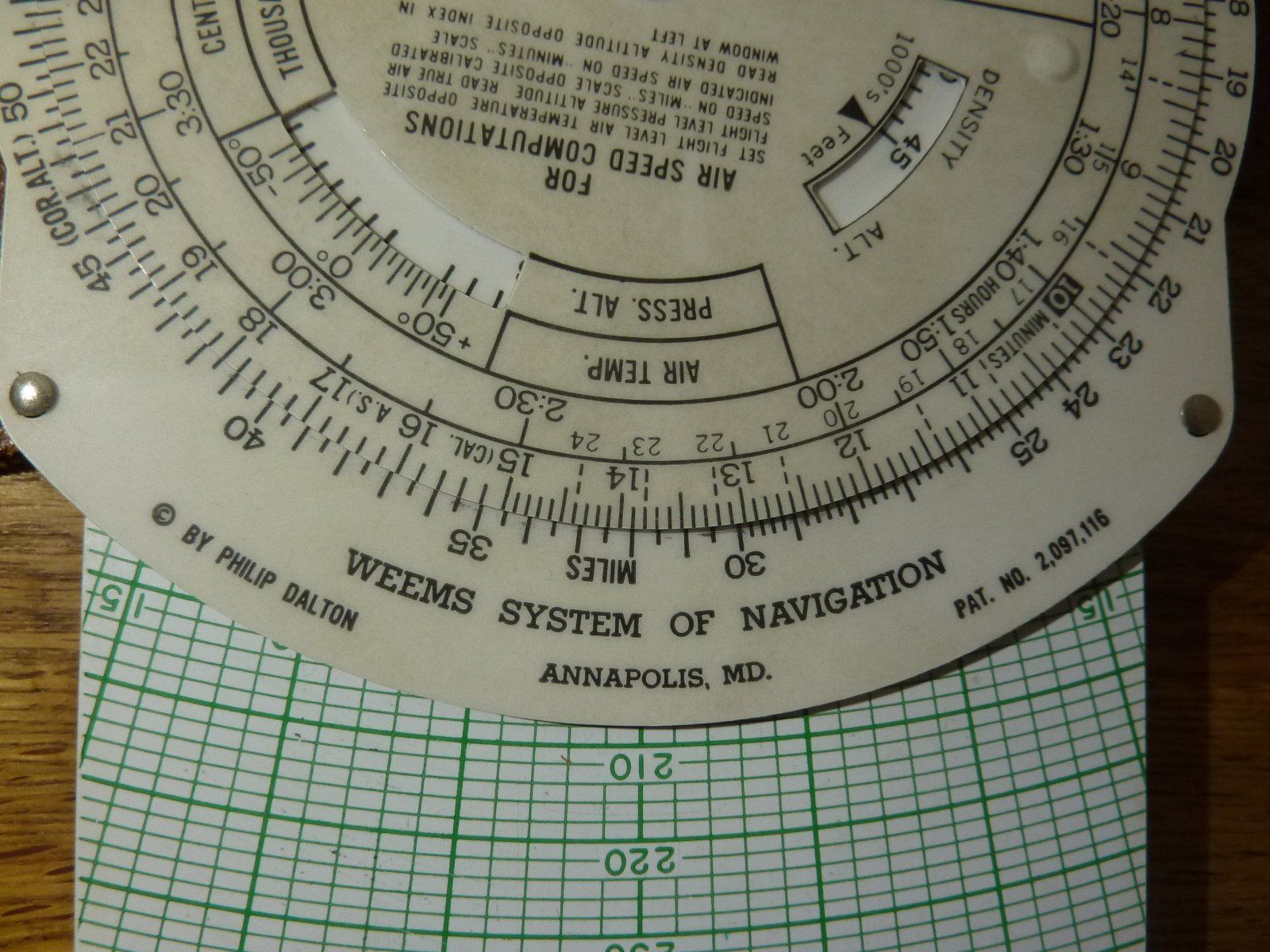 Navigation: Dalton-Navigationsrechner Typ E-6B System Old Gnu – D'occasion à Hochfelden par swissice 5