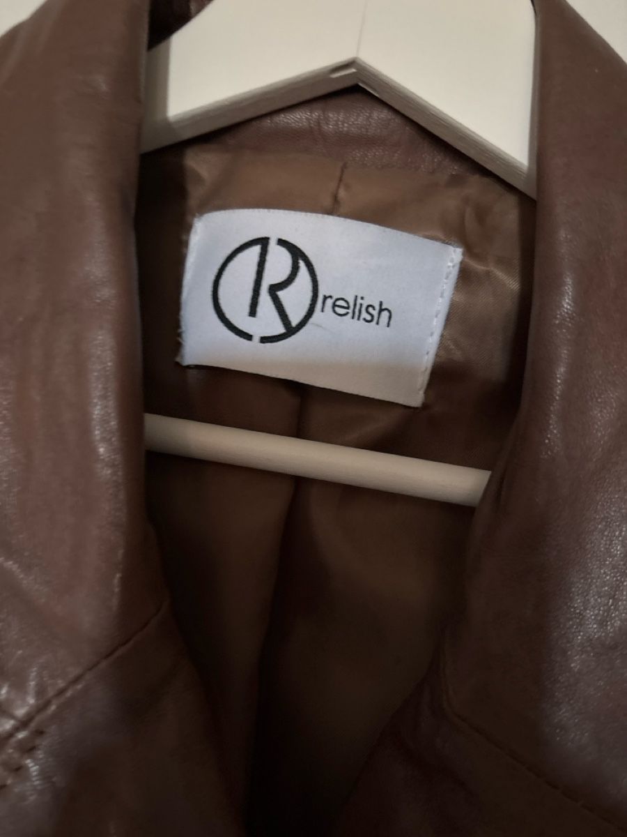Giacche: Relish Lederjacke, Braun! – Usato da Nebikon venduto da Draga25 1