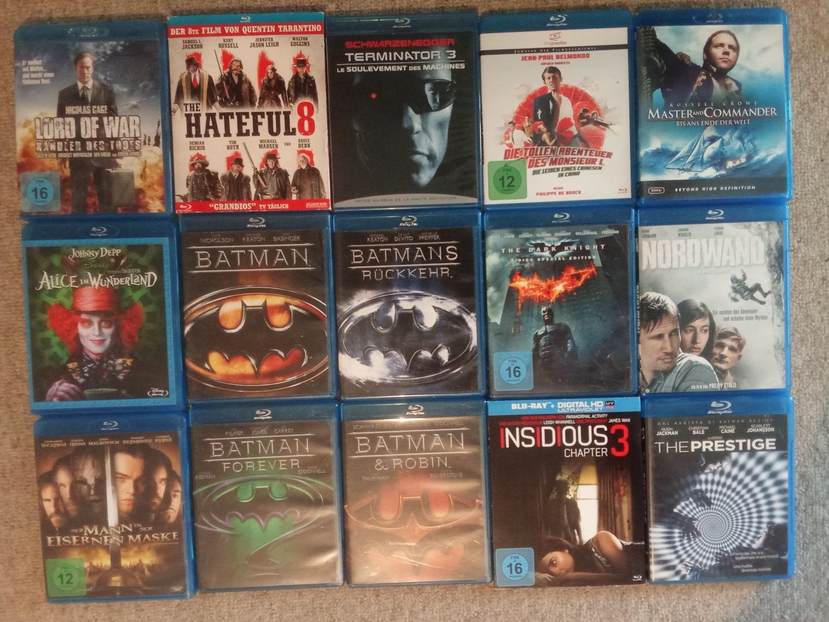 Alle DVDs: Filme sammlung Terminator  Batman BD Blu-Ray – Gebraucht aus Turbenthal von fatalbeauty