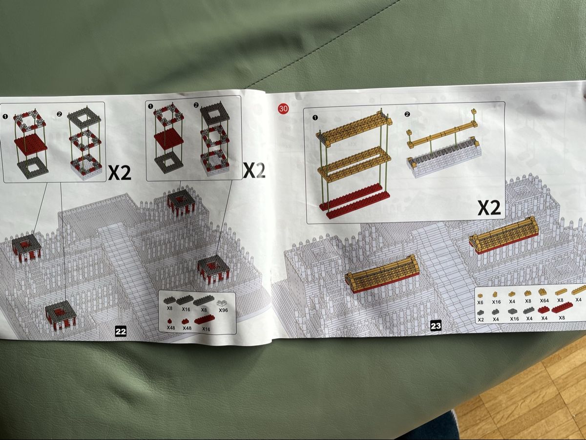 Kit di costruzioni: Bauset - Epang Palace No.1268 – Usato da Basel venduto da Cmueggi 4
