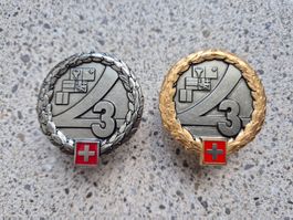 *** Beretemblem Set Gold/Silber ***