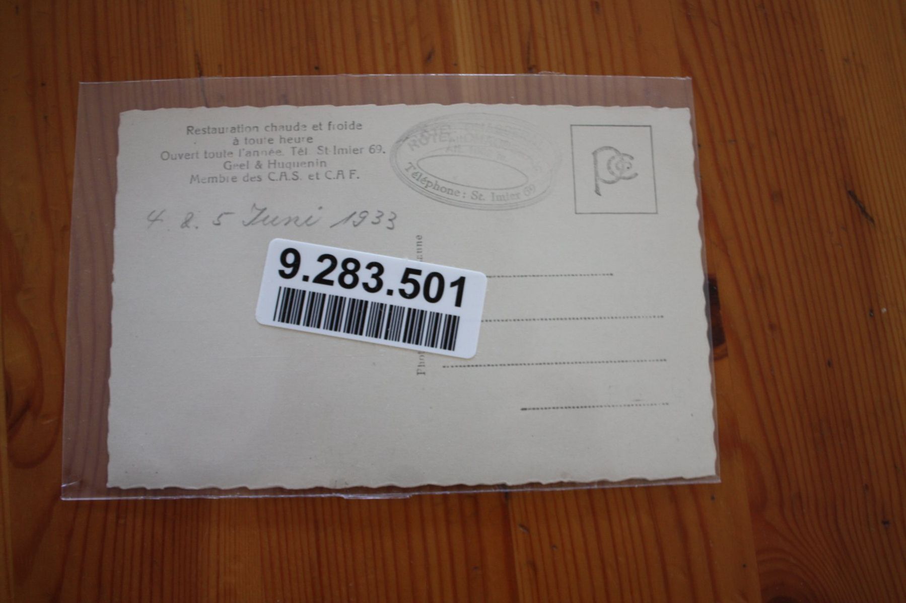 Cartoline postali: Restaurant – Usato da Altstätten SG venduto da sulim 1