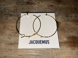 Jacquemus Les Creoles Ohrringe Gold, Neu
