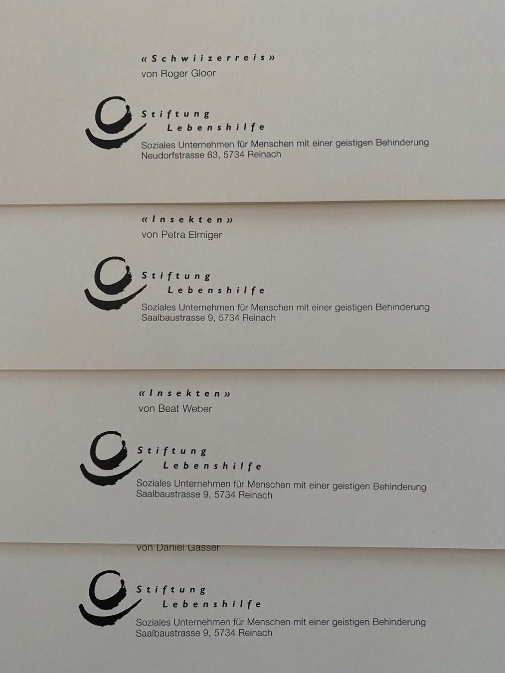Karten: Künstlerkarten der Stiftung Lebenshilfe – Neu (gemäss Beschreibung) aus Aarau von chicochicomama 6