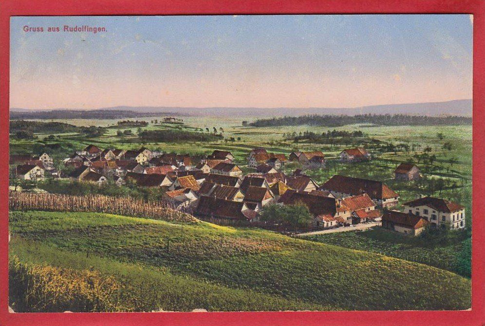 Cartoline postali: RUDOLFINGEN 1916 – Usato da Grüningen venduto da Kartenlaube