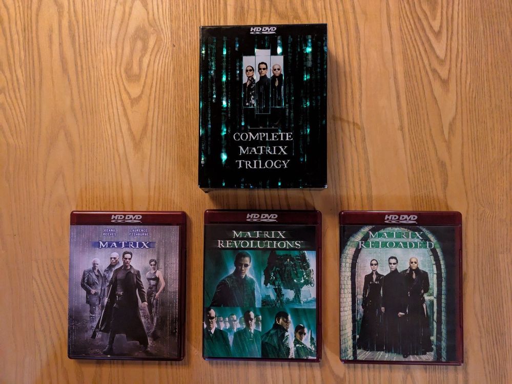 Matrix Trilogie in HD DVD (1080p) (Gebraucht) in Männedorf für CHF 7 ...