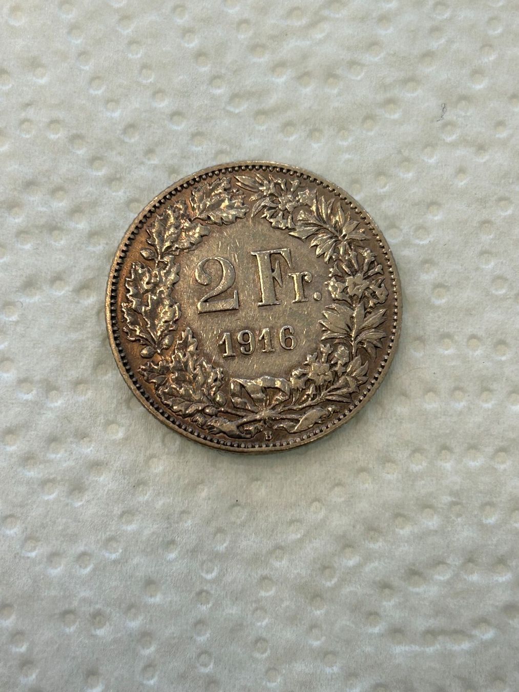 Tutti le monete: Alte silber 2 Franken 1916 – Usato da herisau venduto da hb_gold