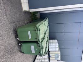Abfallcontainer Kunststoff Rollcontainer 800L grün