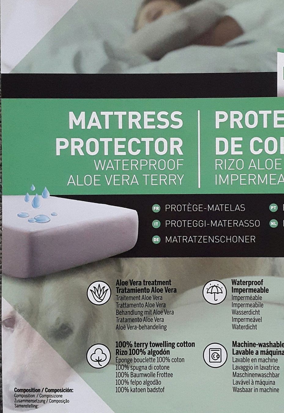 Bettwäsche: Wasserdichter Fix - Molton Gr. 180/200cm – Neu und originalverpackt aus Rebstein von Sieberversand