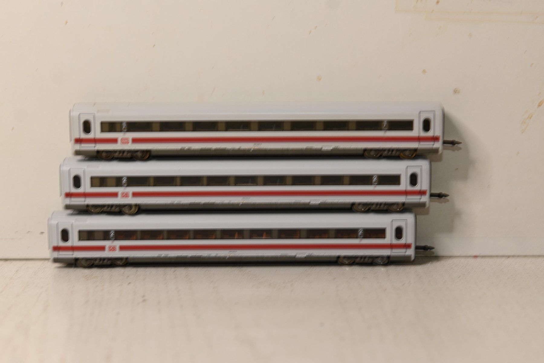 Fleischmann Modellini di ferrovie: IC DB 3 teilig Fleischmann Spur N mit OVP – Usato da Laupen ZH venduto da Zmoewe