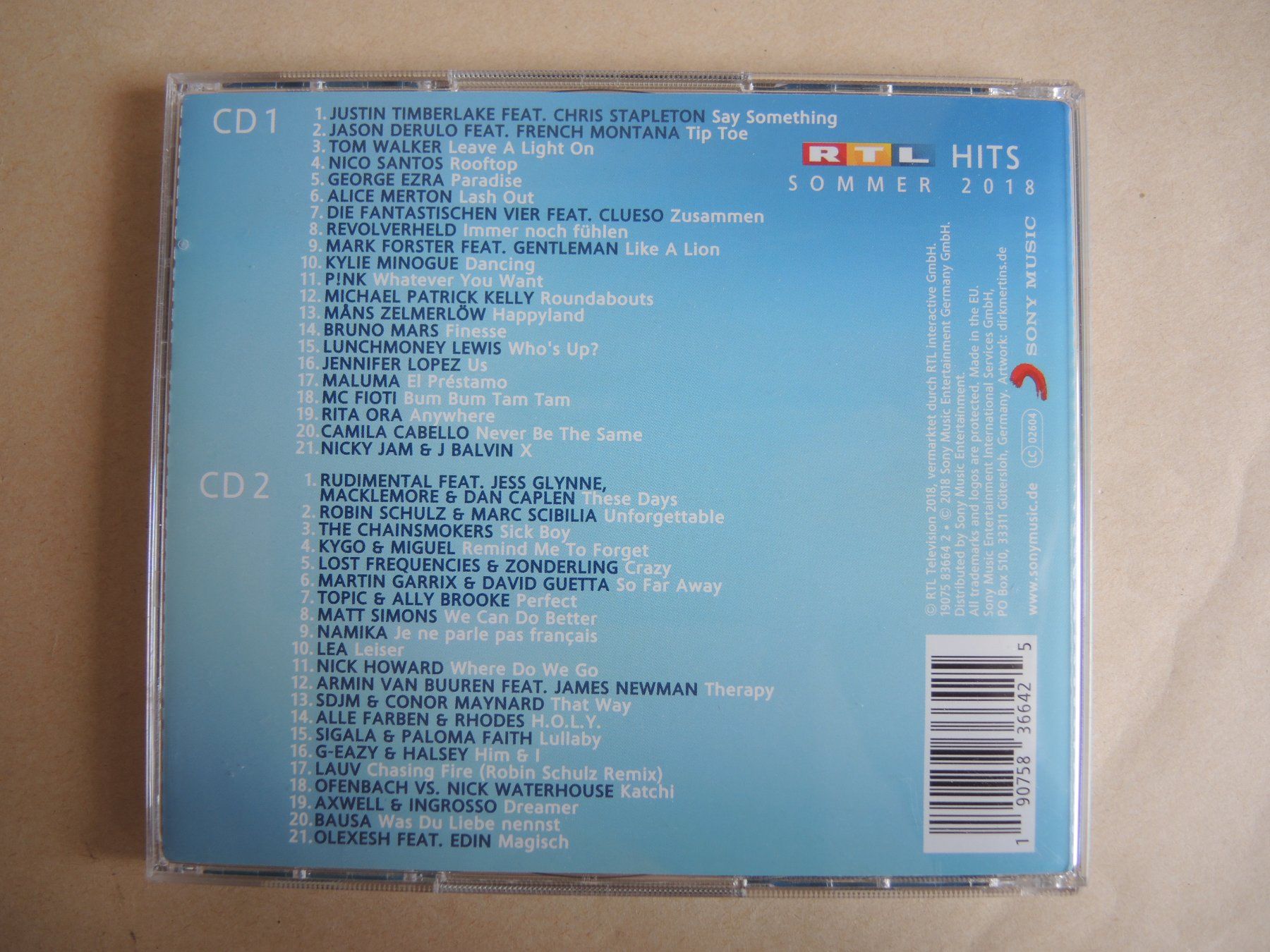 CD: RTL Sommerhits 2018 - Doppel CD – Usato da Rorschach venduto da maeck8 3