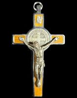 🙏✨ St. Benedikt Holzkruzifix – Schutz & Segen! ✝️