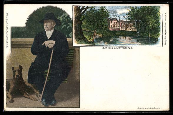 Cancelleria postale: PP9 C83 /04: Friedrichsruh, Bismarck mit – Usato da Berlin venduto da bartko-reher
