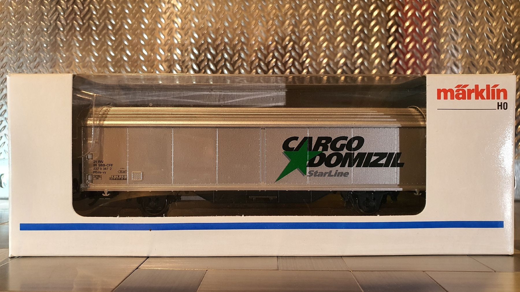 Märklin Modellini di ferrovie: MÄRKLIN H0 GÜTERWAGEN CARGO DOMIZIL   – Usato da Männedorf venduto da Modellbau-wyss 4