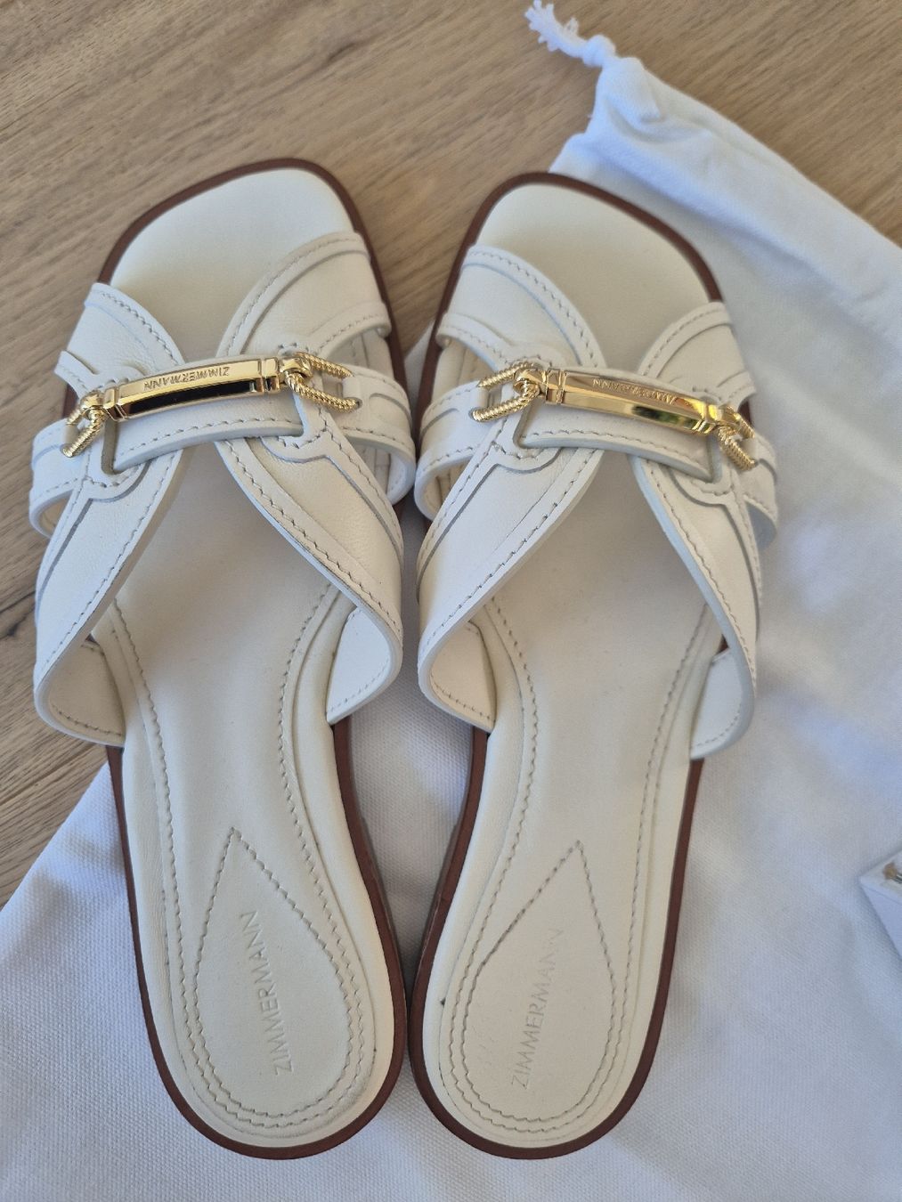 Zimmermann Scarpe da donna: Zimmermann Prisma leather slides – Nuovo (secondo la descrizione) da Faulensee venduto da edart24 1
